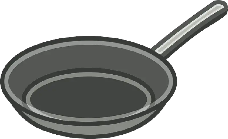  Black Icon Outline Drawing Sketch White Cartoon Frying Pan Clipart Png Wok Icon