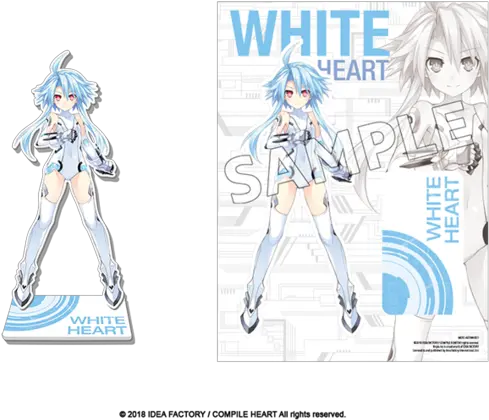  Goddess Acrylic Standee White Heart Cartoon Png White Heart Transparent