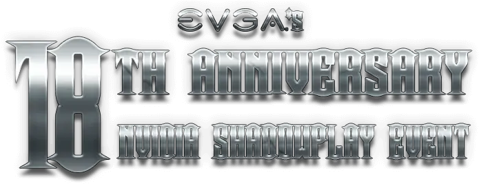  Evga Xviii Evga 18th Anniversary Shadowplay Event 2017 Solid Png Nvidia Shadowplay Icon