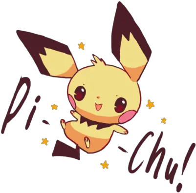  Love In Drawings Cute Pichu Drawings Png Pichu Transparent