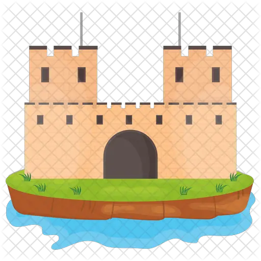  Castle Tower Icon Of Flat Style Construction Set Png Castle Tower Png