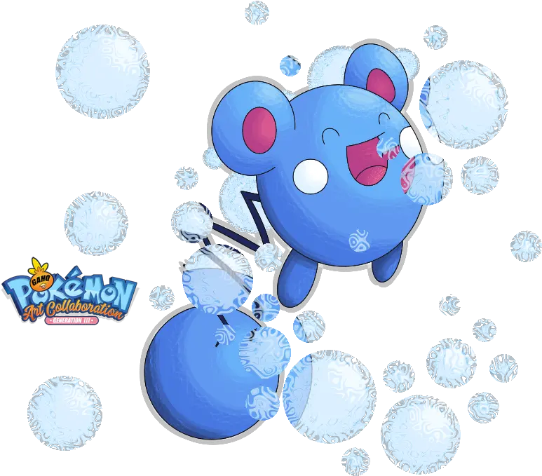  Pokemon Generation Iii Art Tribute Azurill Pokemon Xy Tcg Png Squirtle Transparent Background