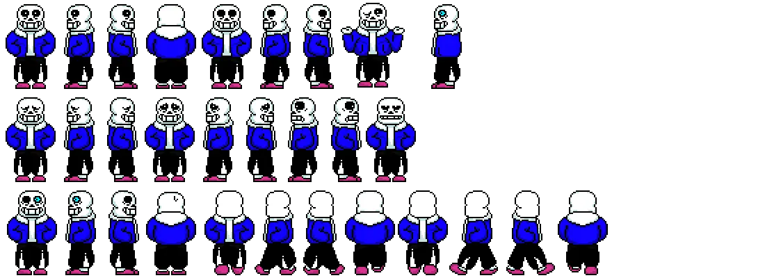  Sans Sprite Sheet Hd Png Download Sans Sprite Sheet Png Sans Sprite Png