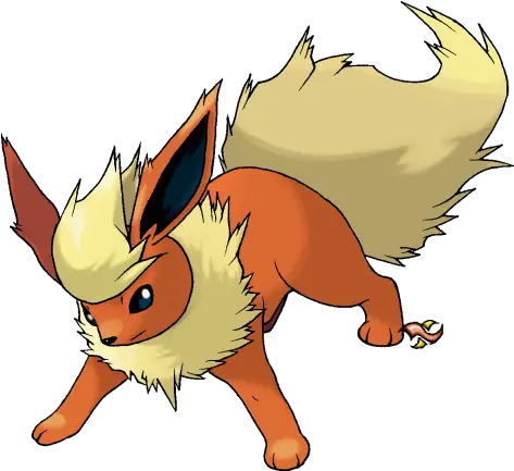  Eevee Evolutions Png 4 Image Pokemon Flareon Eevee Png