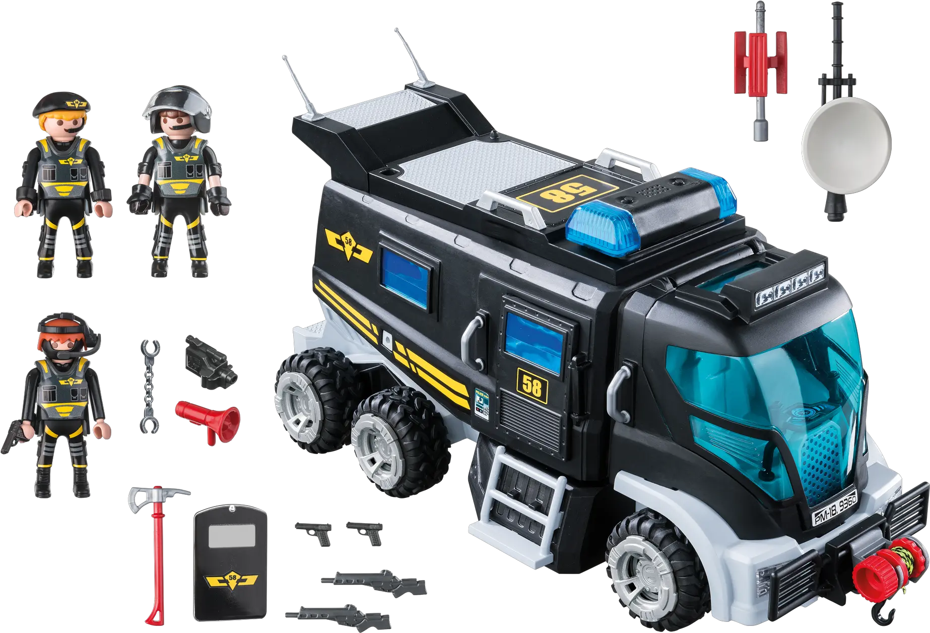  Swat Truck 9360 Playmobil Playmobil City Action 9360 Png Swat 4 Icon