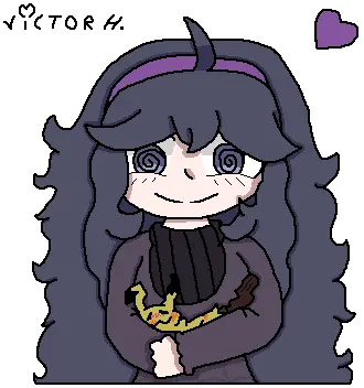  Hex Maniac With A Mimikyu Team Fictional Character Png Mimikyu Transparent