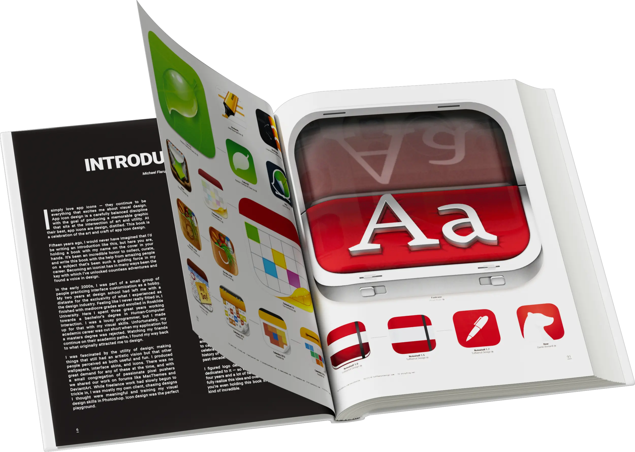  The Ios App Icon Booku0027 By Designer Michael Flarup Debuts Ios Apple Icon Book Png Artist Icon