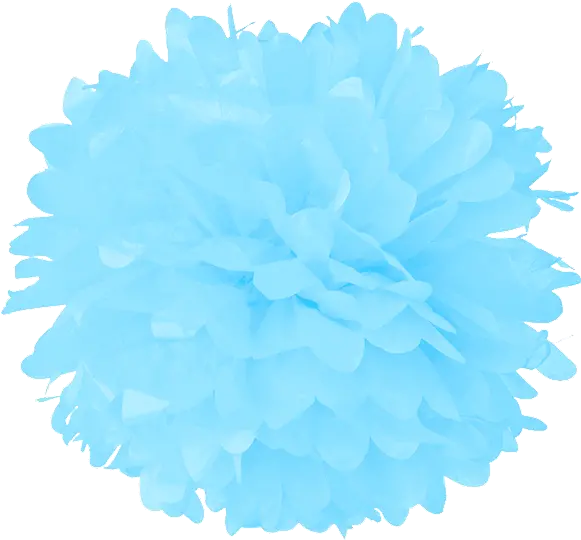  8 Baby Blue Tissue Pom Poms Lanterns And More Red Pom Pom Clipart Png Pom Pom Png