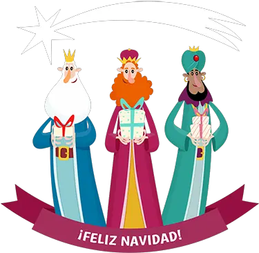  Three Wise Men Window Christmas Sticker Feliz Navidad Reyes Magos Png Feliz Navidad Png