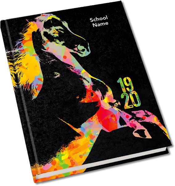  Mustang Mascot Yearbook Cover Yearbook Covers Png Mustang Mascot Logo