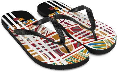  Pise Ethnic Flip Flops Png Flop