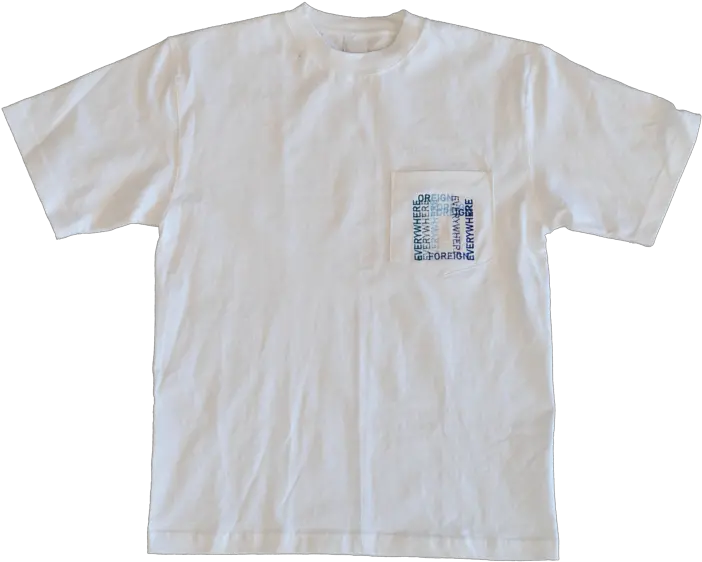  Text Overlay Pocket T Shirt Foreign Png