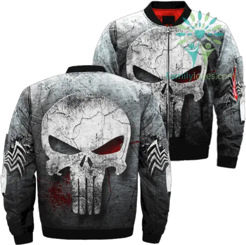  Skull Punisher Over Print Jacket Logo Imagenes De The Punisher Png Punisher Skull Png