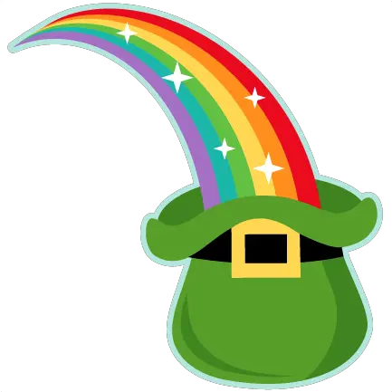  Rainbow Into Leprechaun Hat Svg Cute Clip Art Cute St Day Png Leprechaun Hat Png