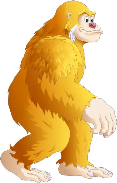  Gorilla King Kong Cartoon Cartoon Yellow Gorilla Png Gorilla Cartoon Png