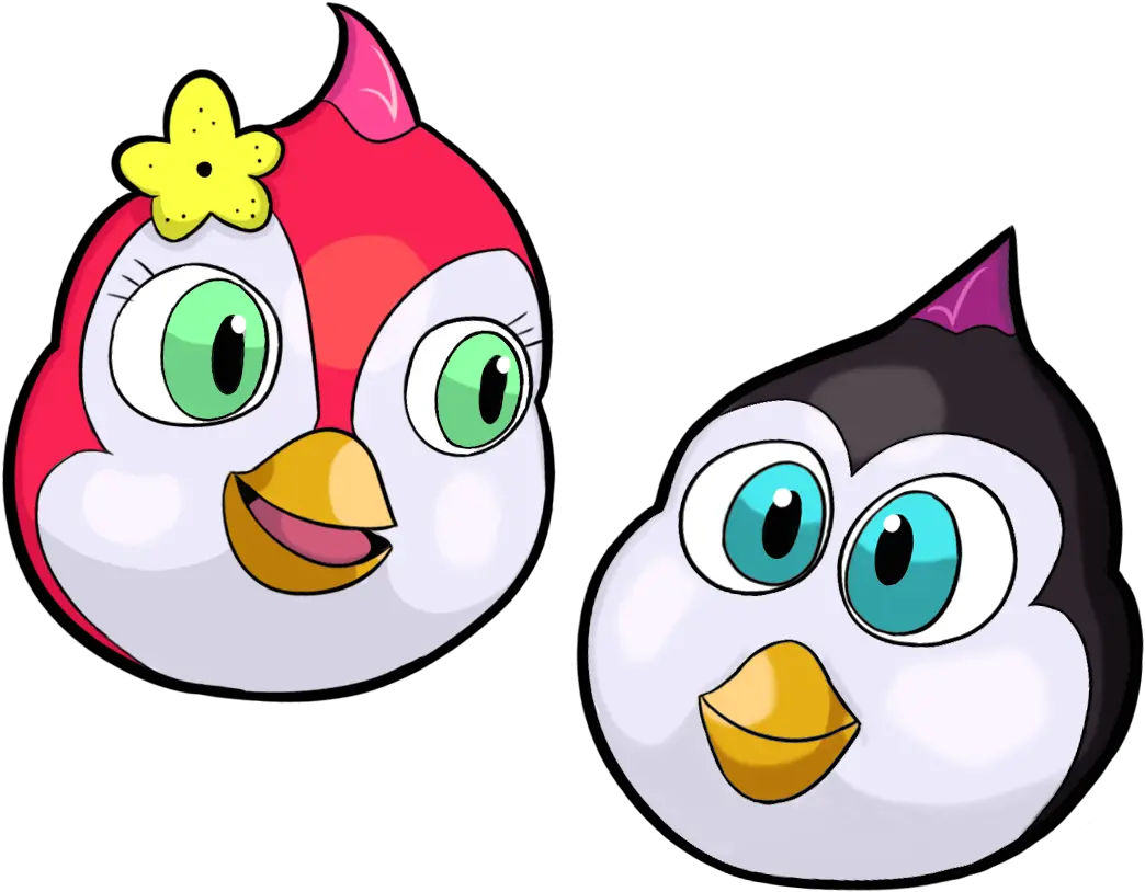  Penta Ctr Remade And Gurin Penguin Icon Fanart I Made A Few Happy Png Penguin Icon Png