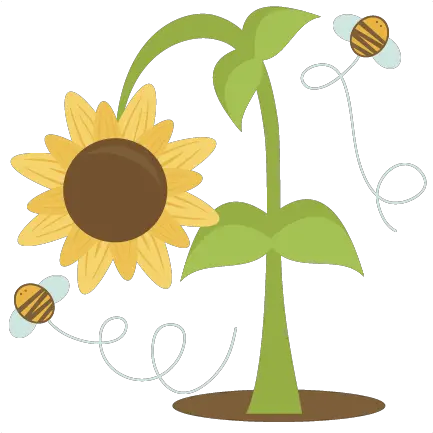  Sunflower Svg Scrapbook Cut File Cute Clipart Files For Sunflower Cute Clip Art Png Sunflower Clipart Png