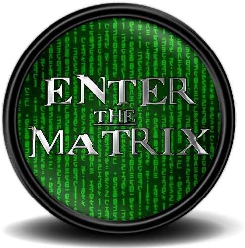  Enter The Matrix 3 Icon Mega Games Pack 37 Icons Enter The Matrix Icon Png Vikings Folder Icon