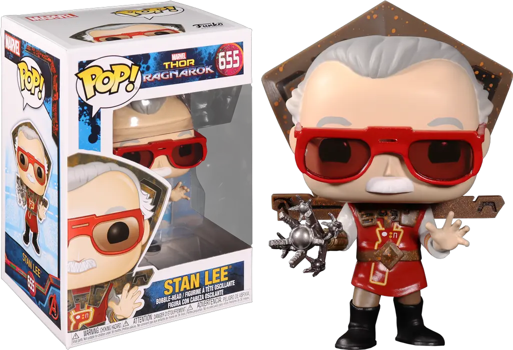  Funko Pop Thor 3 Ragnarok Stan Lee Cameo 655 The Stan Lee 655 Funko Pop Png Tekken 3 Save Icon