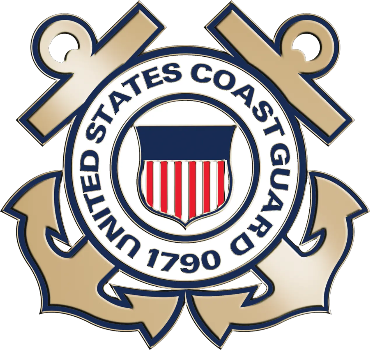  Military Picture Frames And Certificate Church Hill Us Coast Guard Logo Black And White Png Military Medal Icon