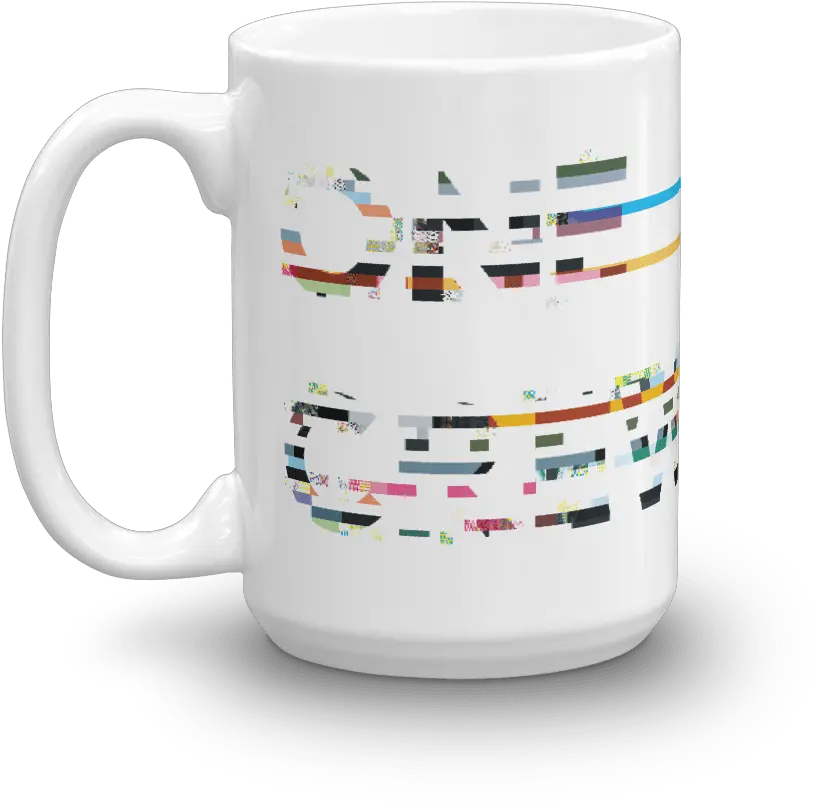  One Crew Glitch Mug Colour Mockup Png Glitch Png