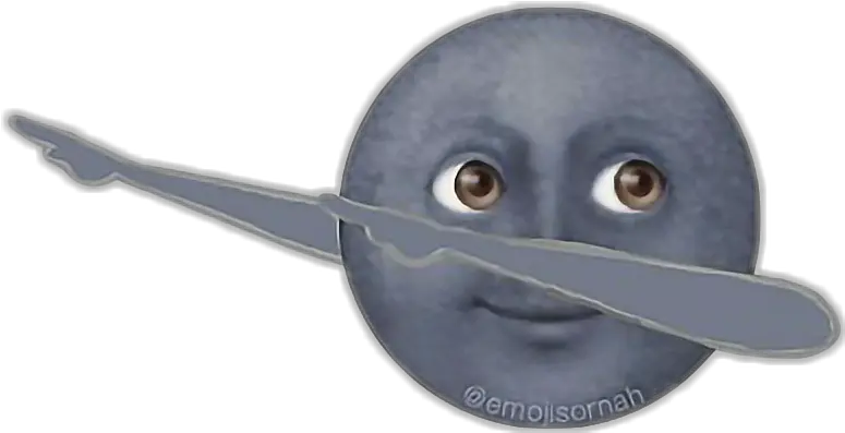  Dabbing Dab Moon Emoji Sticker By Ig Elissantsya Moon Dab Png Dabbing Emoji Png