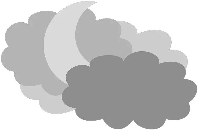  Moon In The Clouds Night Sky Free Image On Pixabay Cloudy Cartoon Png Night Clouds Png