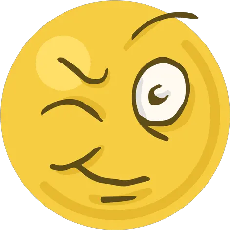  Wink Face Emoji Wink Transparent Png Wink Png