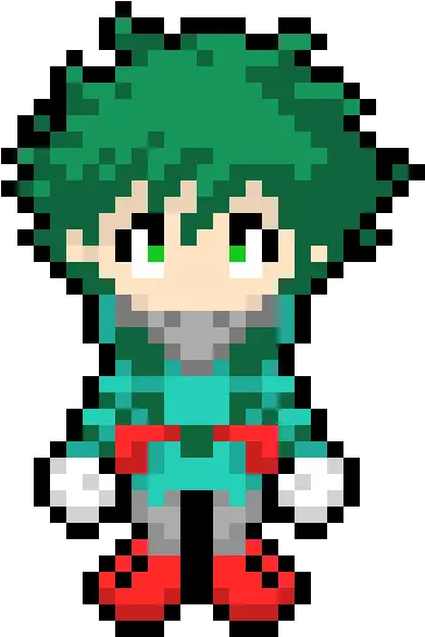  Deku Pixel Art Maker Pixel Art My Hero Academia Png Deku Png