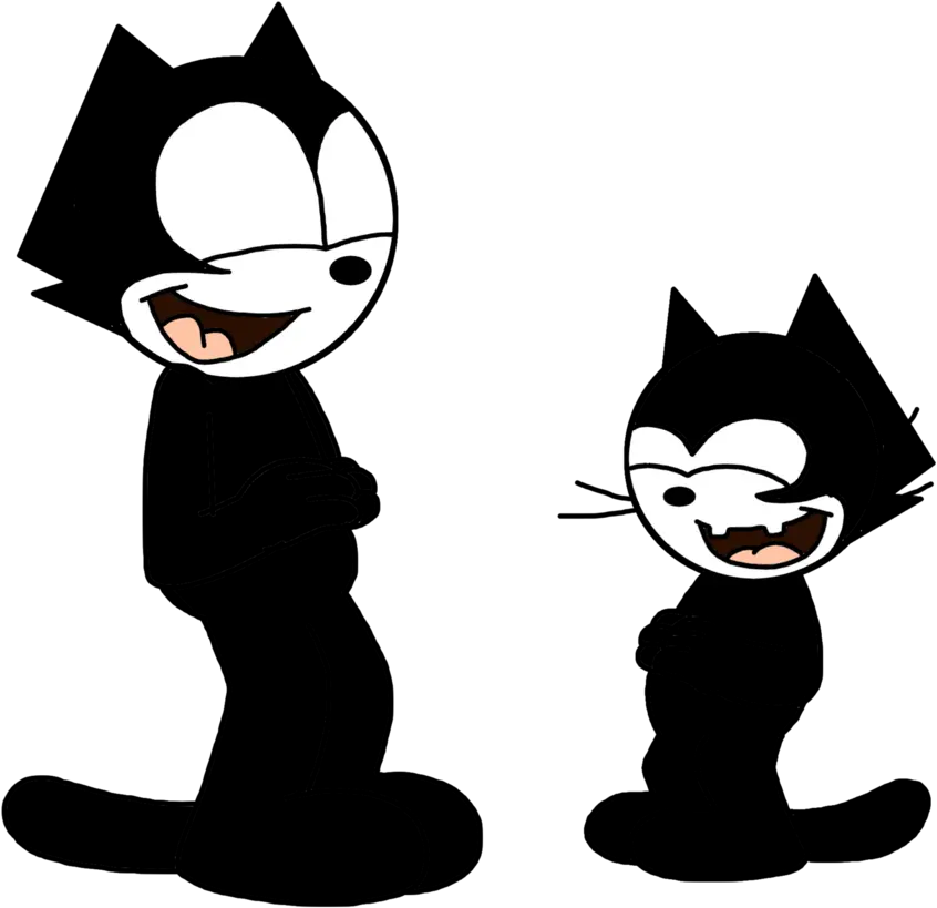  Download Hd Clipart Cat Laughing Laughing Felix The Cat Png Felix The Cat Png