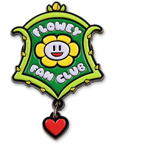  Undertale Fangamer Undertale Lapel Pins Being Human Shirts Undertale Flowey Fan Club Png Gang Beasts Png