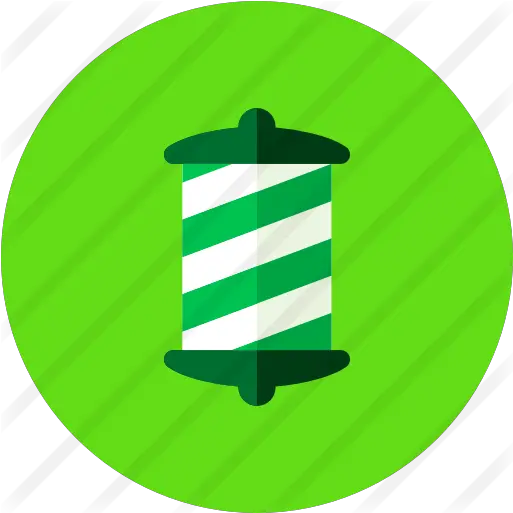  Barbershop Pole Barber Shop Green Icon Png Barber Shop Pole Png