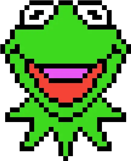  Download Hd Kermit The Frog Here Cute Pixel Art Minecraft Pixel Art Minecraft Png Crazy Frog Png