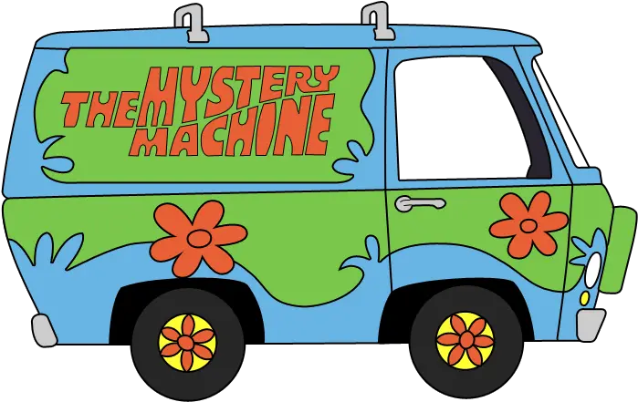  Mystery Machine Vector Cartoon Mystery Machine Van Png Scooby Doo Png