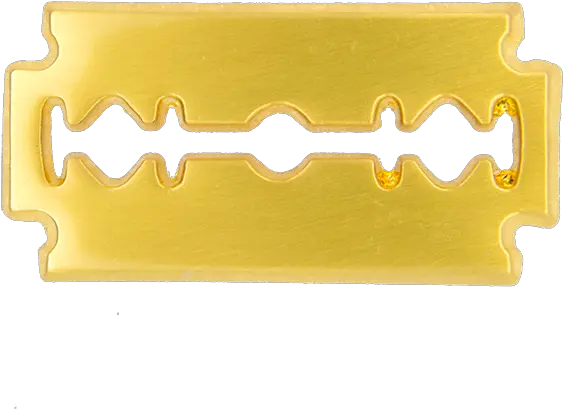  Razor Blade Transparent Image Gold Razor Blade Png Razor Blade Png