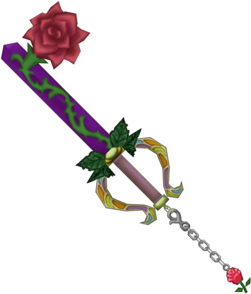  Divine Rose Kingdom Hearts Wiki The Kingdom Hearts Kingdom Hearts Rose Keyblade Png Beauty And The Beast Rose Png