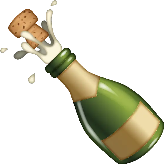  Emoji U2013 The Official Brand Bottle With Popping Cork U1f37e Bottle With Popping Cork Emoji Png Champagne Popping Png