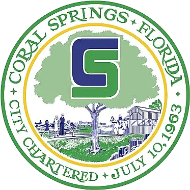  Archivoseal Of Coral Springs Floridapng Wikipedia La Coral Springs City Seal Coral Png