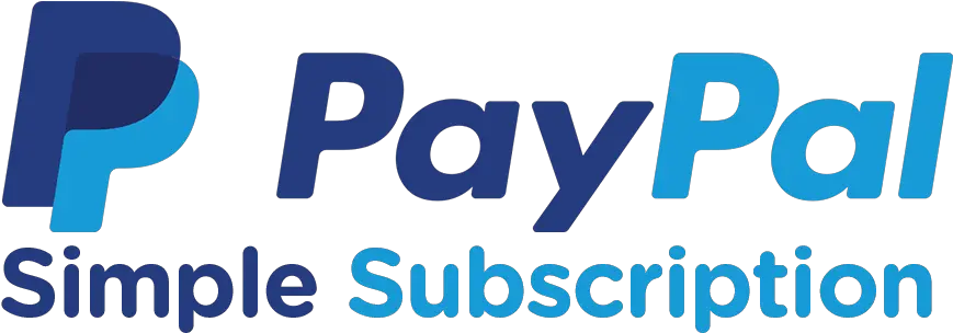  Paypal Simple Subscription Paypal Subscription Logo Png Pay Pal Logo