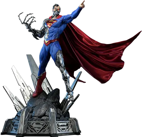  Dc Comics Cyborg Superman Statue Cyborg Superman Statue Png Cyborg Transparent