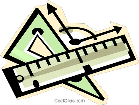  Download Ruler And Triangle Measurement Royalty Free Vector Measurement Clipart Png Ruler Clipart Png