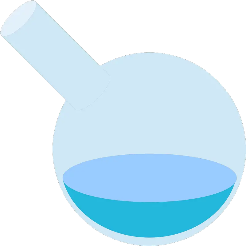  Beaker With A Small Amount Of Blue Liquid Clipart Free Clip Art Png Beaker Icon Vector