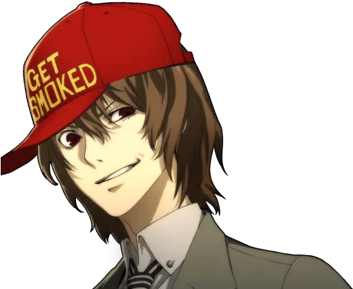  Persona 5 Get Smoked Akechi Png Hat