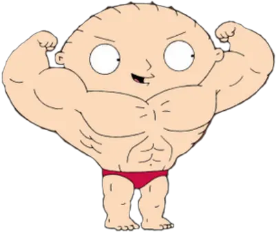  Download Hd How To Draw Stewie Griffin Stewie Griffin On Steroids Png Stewie Griffin Png