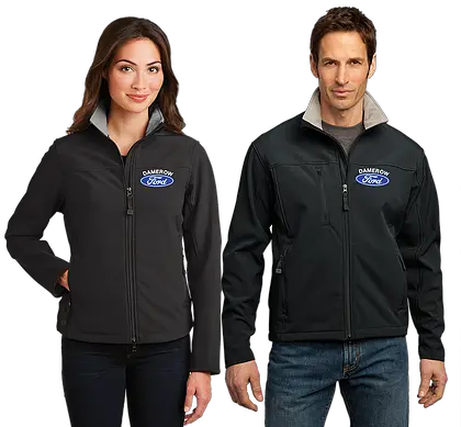  Soft Shell Jacket With Embroidered Ford Logo Teamunis Port Authority Glacier Soft Shell Jacket J790 Png Ford Logo Images