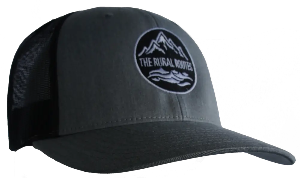  Heather Greycharcoal Mesh Logo Snapback Hat U2014 The Rural Routes For Baseball Png Mesh Png