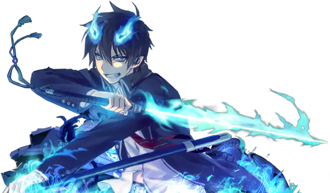  Demon Blue Exorcist Rin Okumura Rin Okumura Png Rin Okumura Png