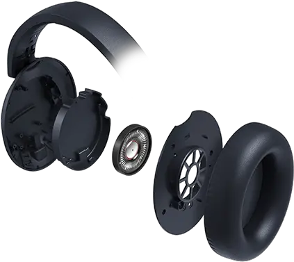  Elit400nc Midnight Blue Headphone Exploded View Png Headphone Transparent