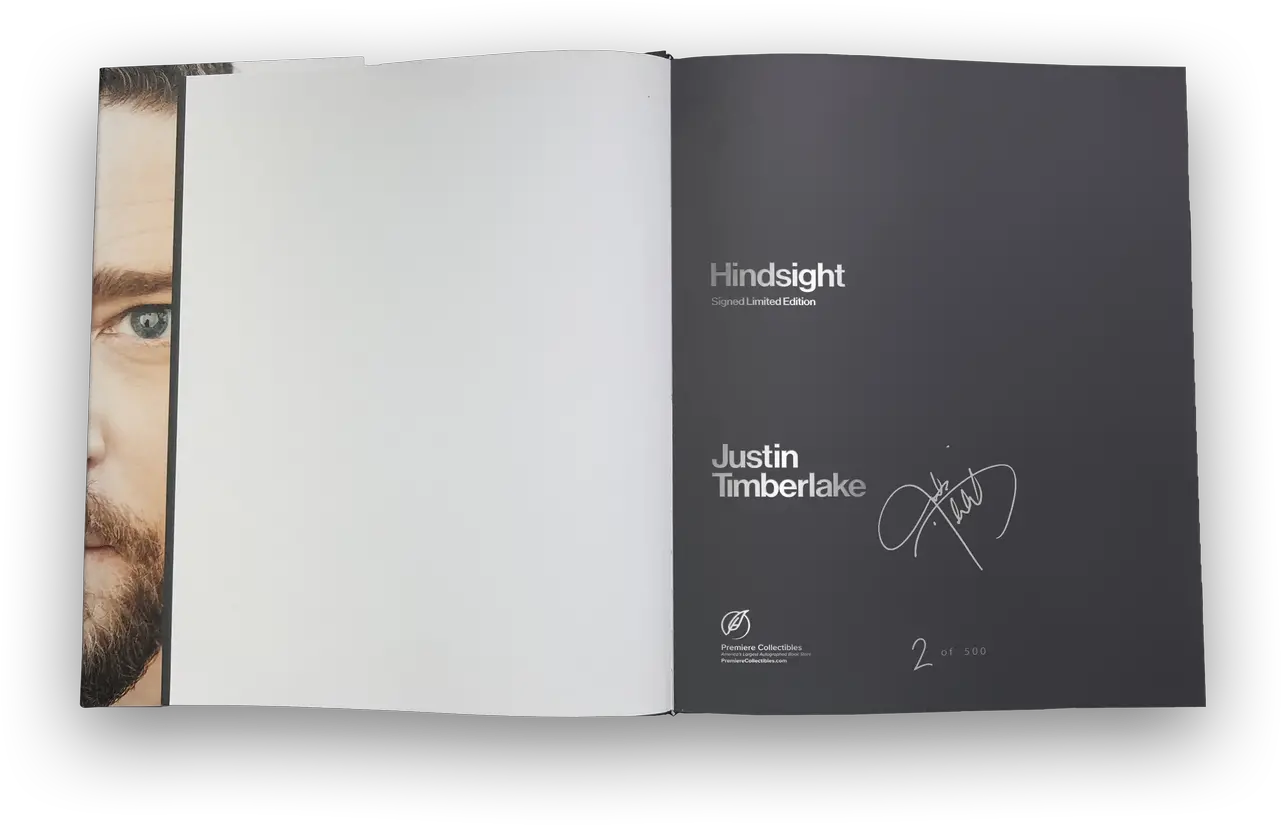  Autograph Deal Or Offer Of The Week Justin Timberlake Book Cover Png Justin Timberlake Png