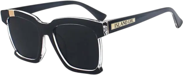  Black Square Sunglasses Prada Png Square Glasses Png